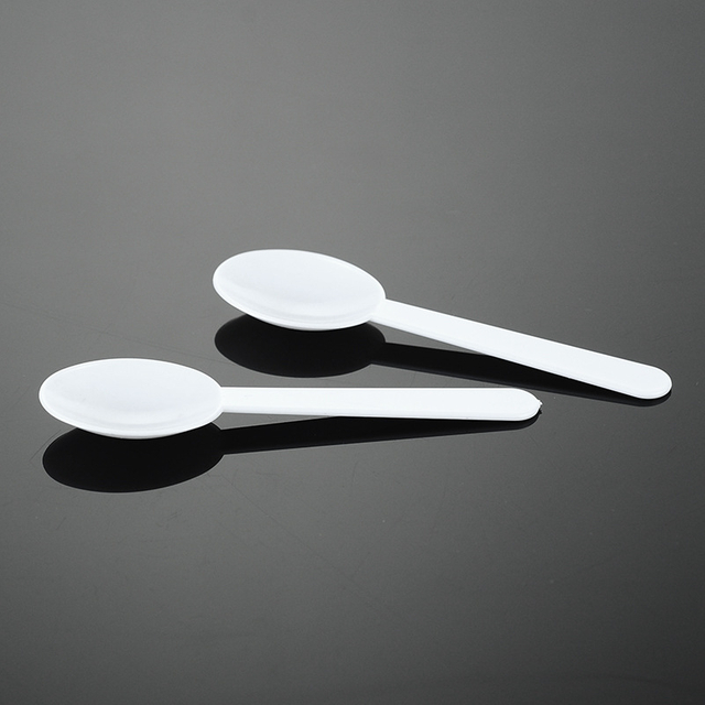 Eco Friendly White Beauty Cosmetic Spoon