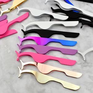 Eye lash tweezer and stainless steel tweezers lash applicator