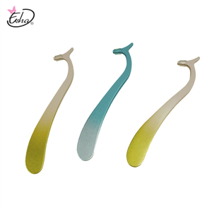 Multifunctional Eyelash Curler Tweezers Applicator
