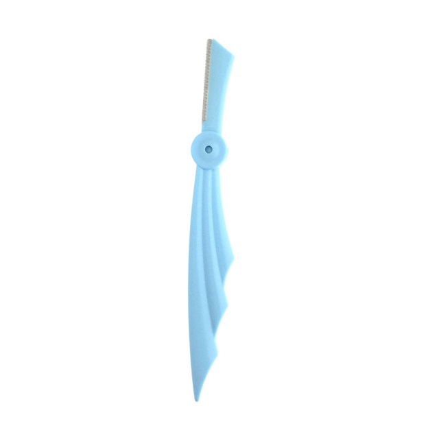 Portable Blue Angel Wing Folding Eyebrow Razor